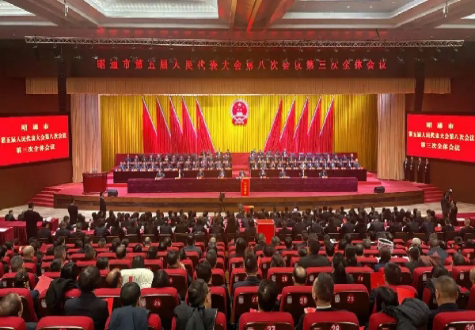 市五届人大八次会议举行第三次全体会议 苏永忠主持 冯皓唐源王斌申琼等出席